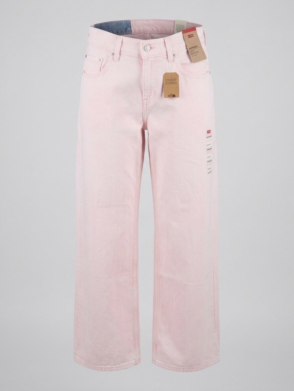 Levi’s Superlow Straight Leg Jeans Women’s W30 L32 Light Pink NWT